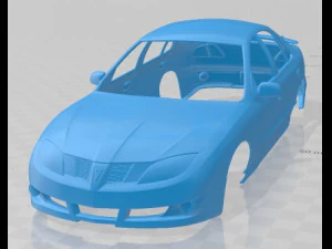 Pontiac Sunfire 2003 Yazdırılabilir G&ouml;vde Arabası 3D Baskı Modeli
