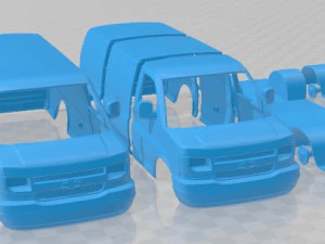 Chevrolet Express Panel 2003 Printable Van 3D Print Model