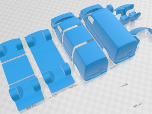 Chevrolet Express Panel 2003 Printable Van 3D Baskı Modeli