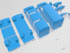 Chevrolet Express Panel 2003 Printable Van 3D Print Model
