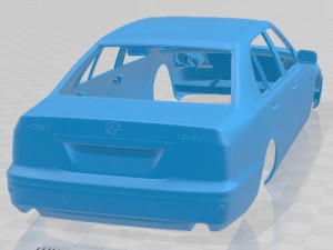 Lexus LS XF30 2003 Printable Body Car 3D Принт Модель