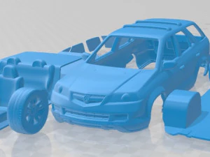 Acura MDX 2003 Yazdırılabilir Araba 3D Baskı Modeli
