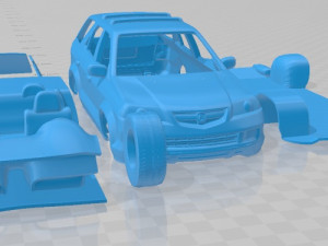 Acura MDX 2003 Printable Car Modèles 3D en vedette