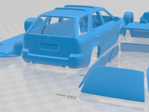 Acura MDX 2003 Printable Car Modèles 3D en vedette