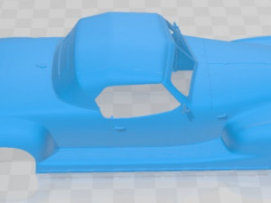 ZIS 101 A Sport Printable Body Car Modelo de Impressão 3D