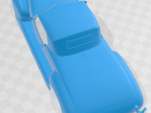 ZIS 101 A Sport Printable Body Car Modelo de Impressão 3D