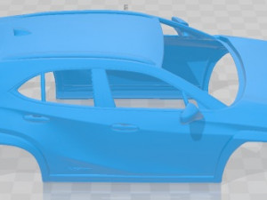 Lexus UX 300e 2021 Printable Body Car 3D Принт Модель