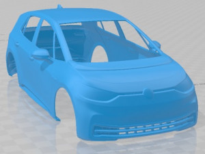 Volkswagen ID3 First Edition 2020 Printable Body Car 3D 프린트 모델