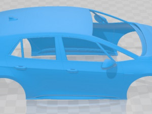 Volkswagen ID3 First Edition 2020 Printable Body Car 3D 프린트 모델