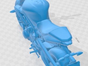 Triumph Street Triple R 2014 Printable Motorcycle Modèles 3D en vedette