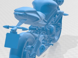 Triumph Street Triple R 2014 Printable Motorcycle Modèles 3D en vedette