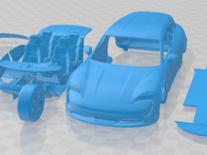 Porsche Taycan 4S Cross 2021 Printable Car 3D Принт Модель
