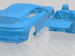 Porsche Taycan 4S Cross 2021 Printable Car 3D Print Model
