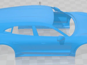 Porsche Taycan 4S Cross 2021 Printable Body Car 3D Print Model
