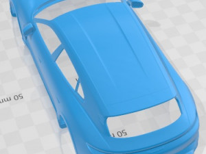 Porsche Taycan 4S Cross 2021 Printable Body Car 3D Print Model