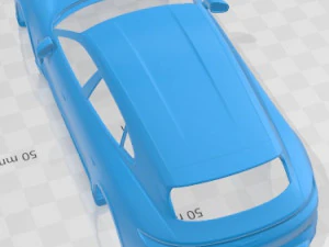 Porsche Taycan 4S Cross 2021 Printable Body Car 3D Print Model