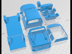 Volkswagen Amarok Crew Cab 2010 Printable Car 3D Принт Модель