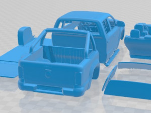 Volkswagen Amarok Crew Cab 2010 Printable Car 3D Принт Модель