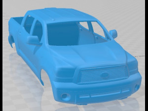 Toyota Tundra Crew Max 2011 Printable Body Car Modèles 3D en vedette
