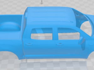 Toyota Tundra Crew Max 2011 Printable Body Car Modèles 3D en vedette