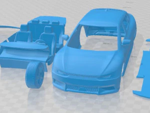 Mobil Cetak Kia EV6 GT 2022 Model Cetak 3D