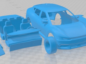 Kia EV6 GT 2022 Printable Car 3D-printmodel