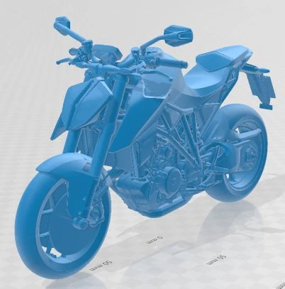 KTM 1290 Super Duke R 2019 Printable Motorbike 3D Print Model .c4d .max .obj .3ds .fbx .stl .blend 