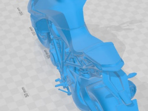 KTM 1290 Super Duke R 2019 Printable Motorbike Modelo de impresión 3D