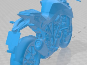 KTM 1290 Super Duke R 2019 Printable Motorbike Modelo de impresión 3D