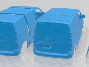 Peugeot Expert L2 2017 Printable Van 3D Print Model