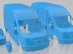 Transit Van L3H3 Trend 2021 Printable 3D 打印模型