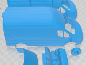 Transit Van L3H3 Trend 2021 Printable 3D 打印模型