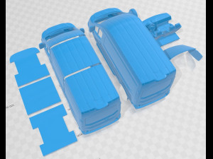 Transit Van L3H3 Trend 2021 Printable 3D 打印模型