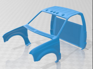 F 350 SuperDuty Regular Cab 1999 Printable Car 3D Print Model