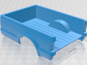F 350 SuperDuty Regular Cab 1999 Printable Car 3D Print Model