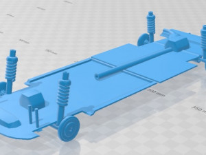 F 350 SuperDuty Regular Cab 1999 Printable Car 3D Print Model