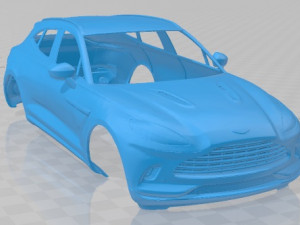 Aston Martin DBX Straight Six 2022 Printable Body Car 3D Print Model