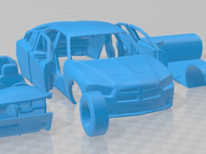 Dodge Charger LX 2011 Printable Car 3D-Druckmodell