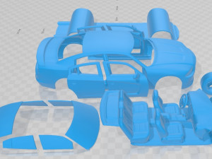 Dodge Charger LX 2011 Printable Car 3D-Druckmodell