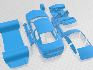 Dodge Charger LX 2011 Printable Car 3D-Druckmodell