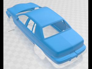 Buick Roadmaster Sedan 1991 Printable Body Car 3D Print Model