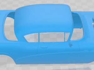 Buick Roadmaster 1957 Custom Printable Body Car 3D प्रिंट मॉडल