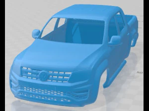 Volkswagen Amarok Highline Double Cab 2020 Printable Body Car 3D Print Model