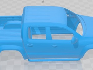 Volkswagen Amarok Highline Double Cab 2020 Printable Body Car 3Dプリントモデル