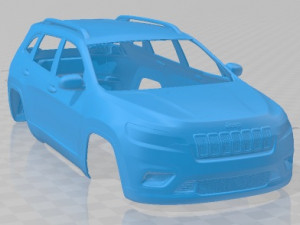 Jeep Cherokee Limited 2019 Printable Body Car 3D 프린트 모델