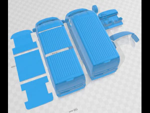 Peugeot Boxer L3H2 2014 Printable Van 3D Print Model