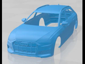 Audi A6 Allroad Quattro 2022 Printable Body Car 3D Print Model