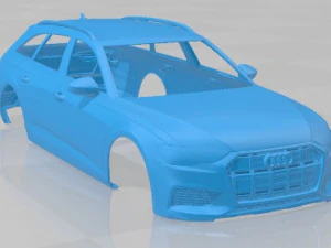 Audi A6 Allroad Quattro 2022 Printable Body Car 3D Print Model