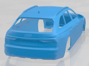 Audi A6 Allroad Quattro 2022 Printable Body Car 3D Print Model