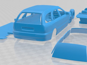 Lancia Lybra Wagon 1999 Printable Car Model do druku 3D